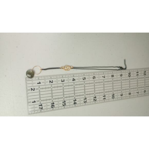 World Market Semi Precious Stones Necklace Earring Set Green - Picture 10 of 10